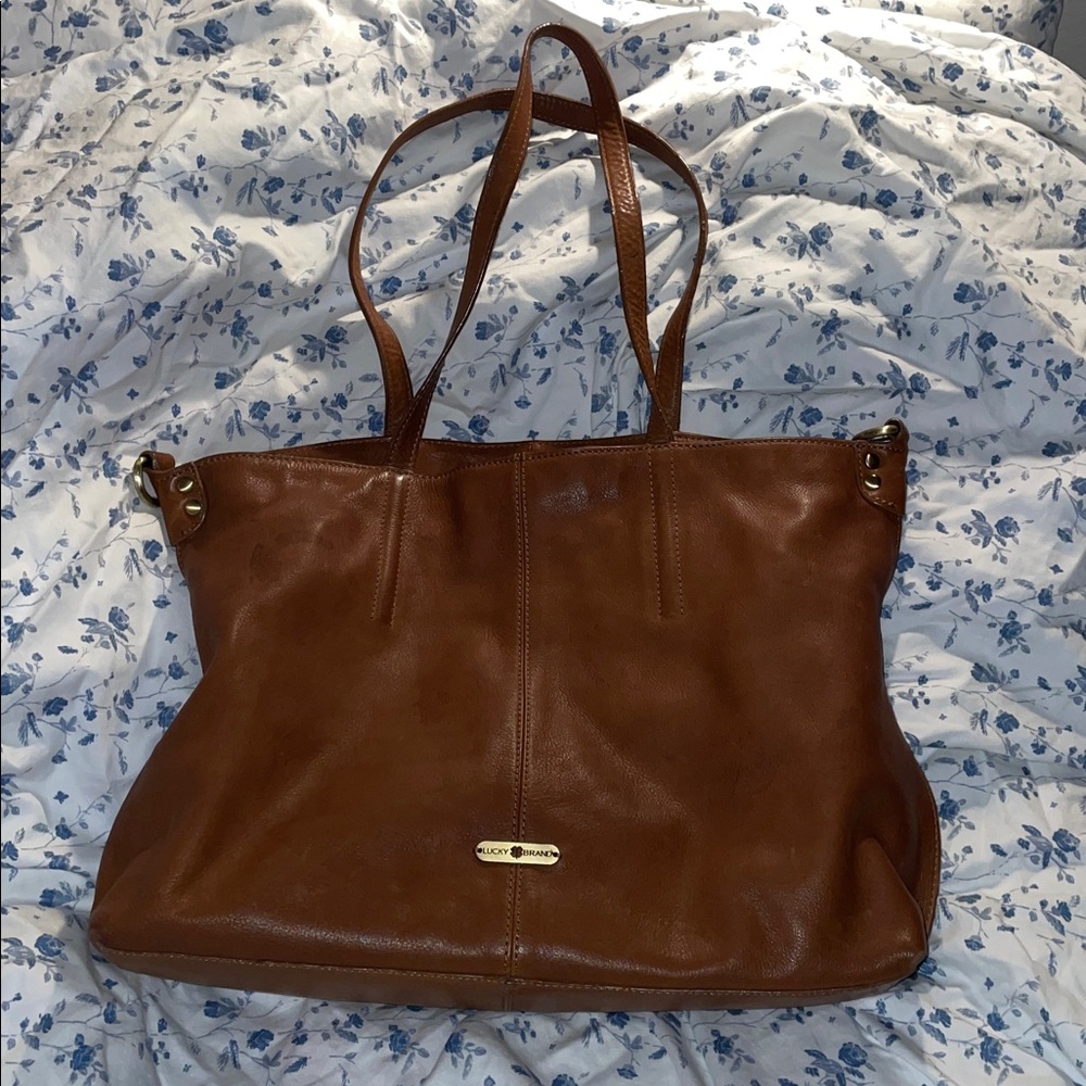 Lucky Brand Brown Leather Tote